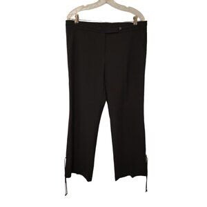 Trina Turk Black Career‎ Classic Dress Pants Size 10 Polyester EUC